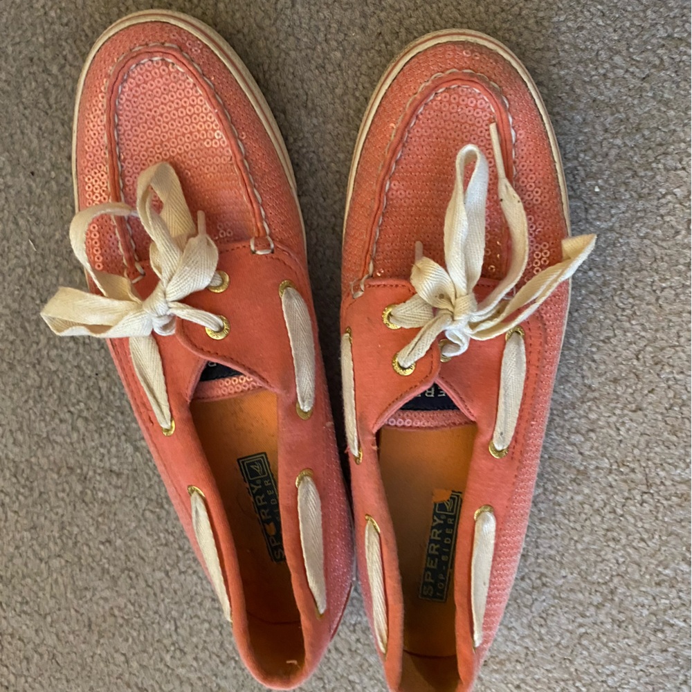 Coral sequin Sketchers